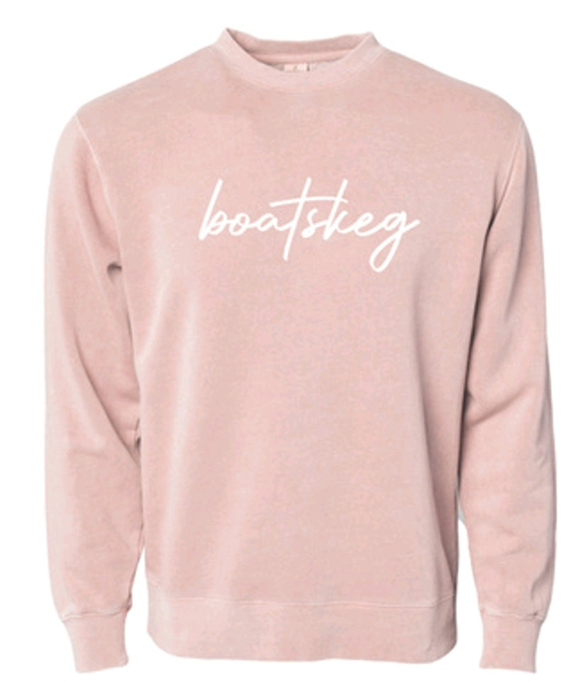 Boatskeg Pink Crewneck